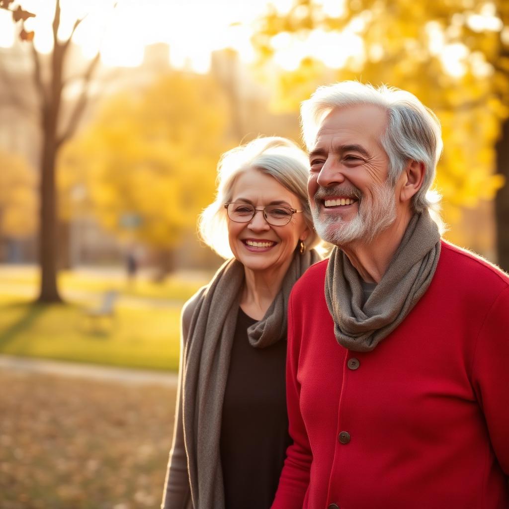 Happy active couple enjoying everyday life